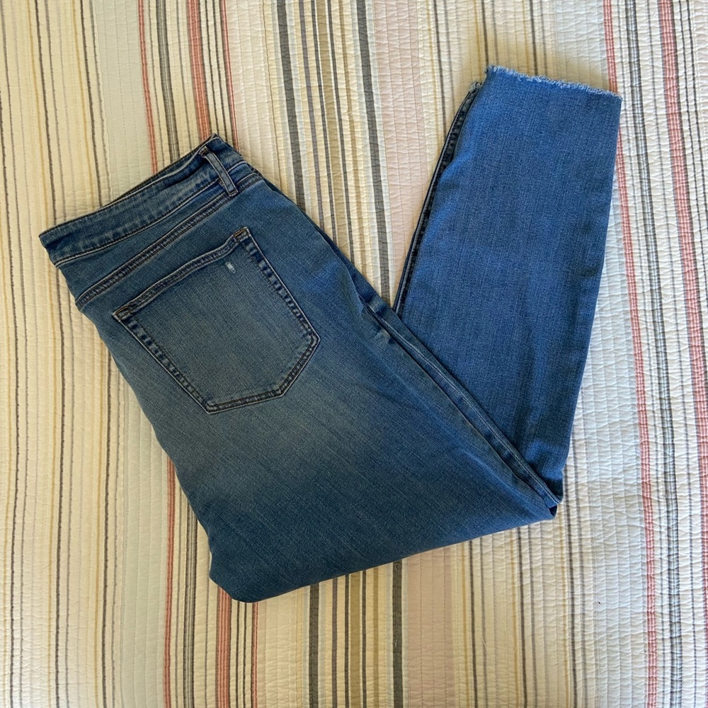 LOFT Curvy Skinny Jeans